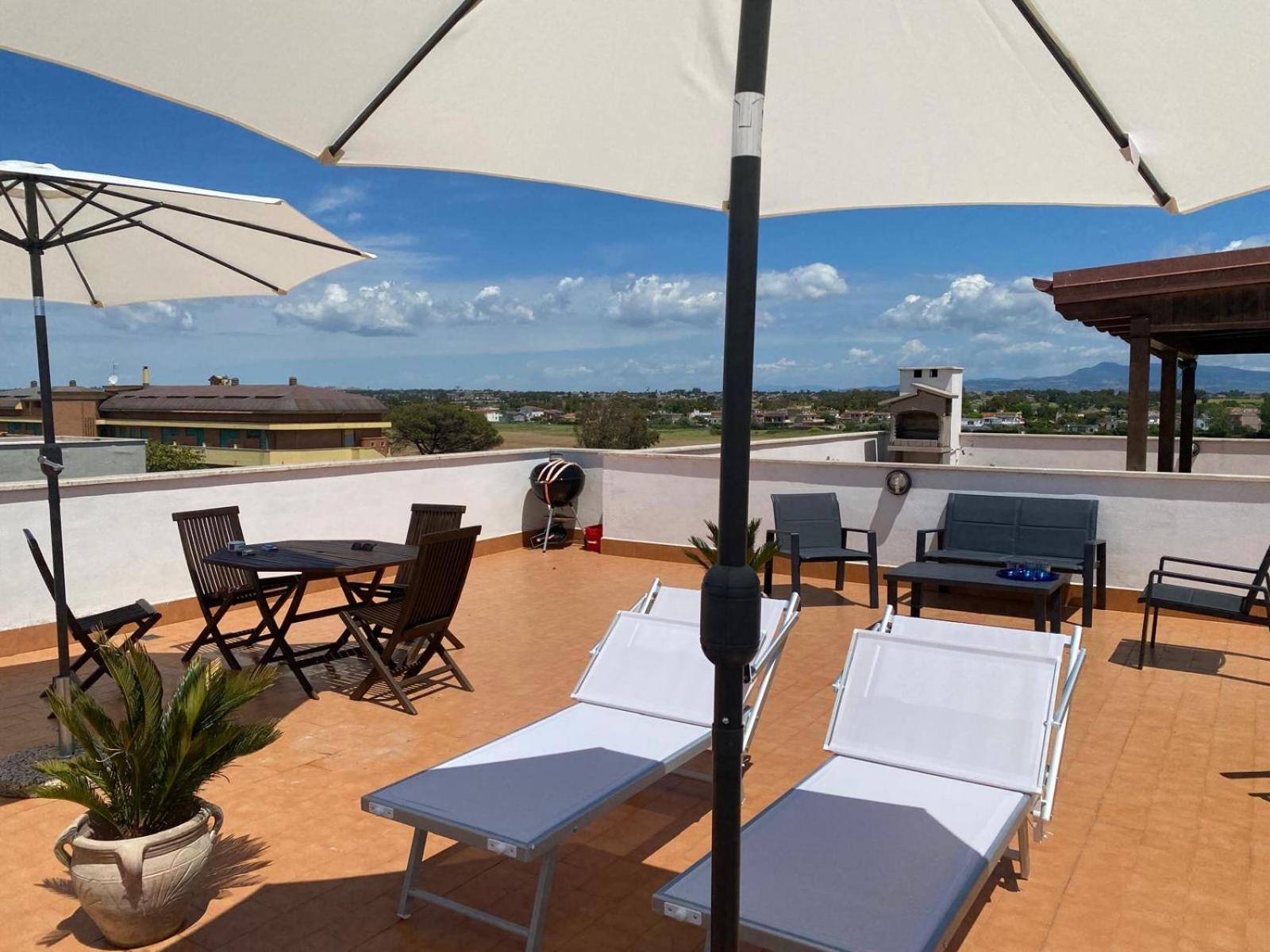 Appartamento Vista Mare A Marina Di Ardea L'Americano エクステリア 写真